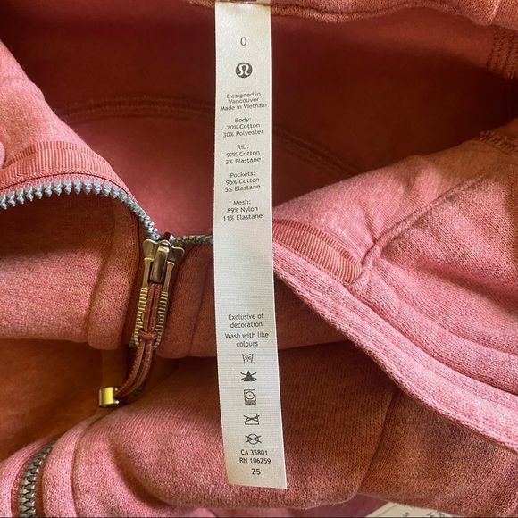 ❌❌SOLD❌❌ Lululemon hoodie size 0 - Picture 6 of 6